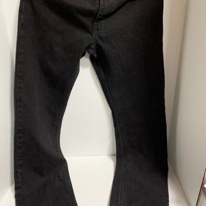 Arizona Slim Straight Black Jeans